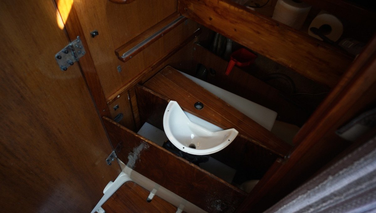 a photo of the base of the dry toilet that we were building