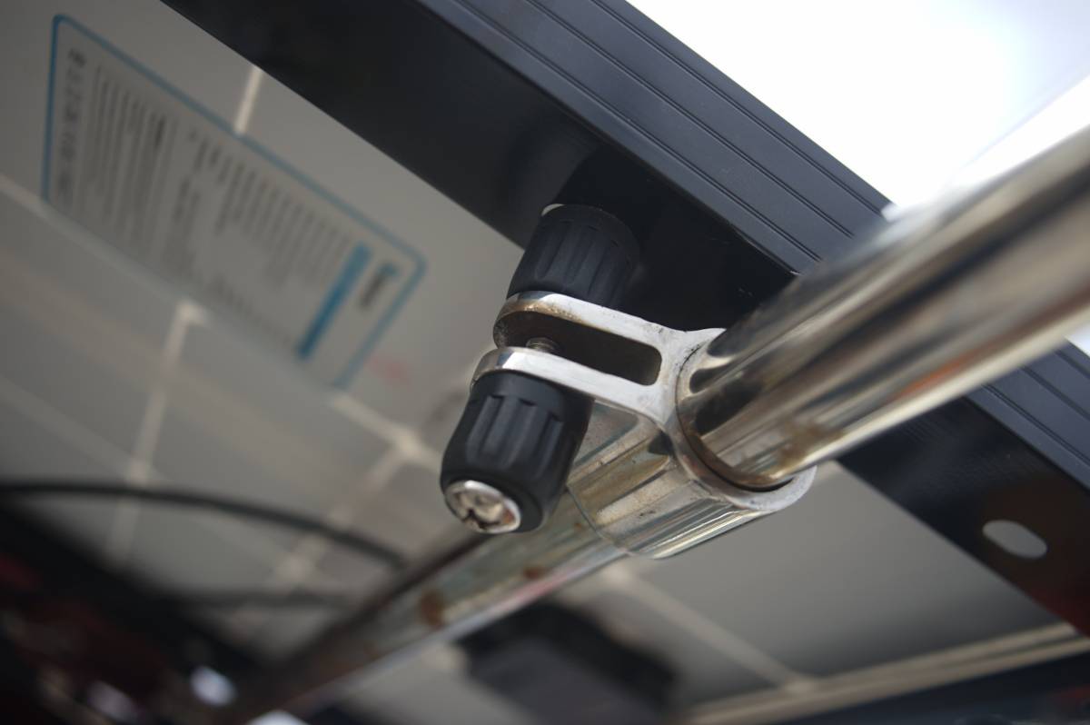 mc4 caps used as spacers in a solar installation