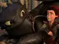 Hiccup and Toothless.