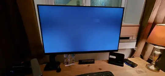 My Dell monitor after locking Ubuntu - backlight stays on