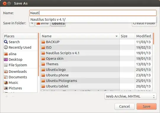 Enter subfolder name in the Name field
