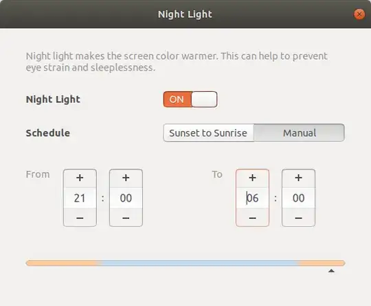GNOME Night Light feature