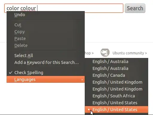 Firefox spellchecker