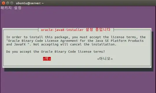 screenshot from running apt