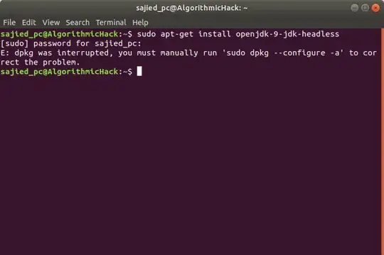 installing openjdk-9-jdk-headless fails, dpkg interrupted
