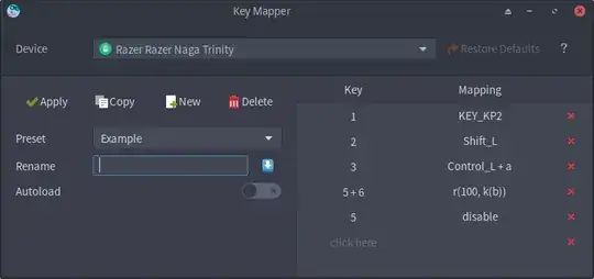Screenshot of Key Mapper