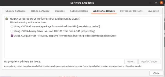 After help from @heynnema I purge the nividia-driver and ubuntu use Noveau-drivers