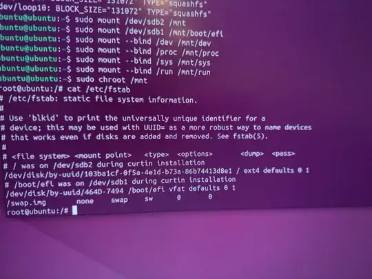 cat /etc/fstab