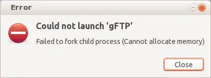 cannot allocate memory
