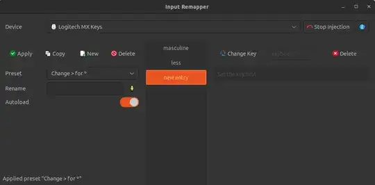 Input Remapper configuration