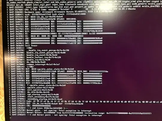 kernel panic screen capture