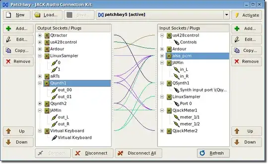 Patchbay definition profile editor window