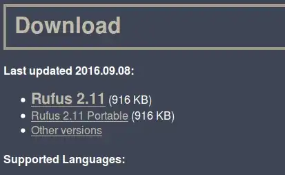 Download option for Rofus