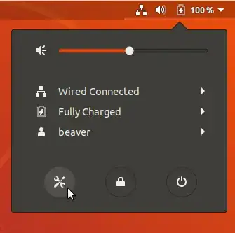 Open GNOME Control Center