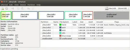 2) Add other partitions
