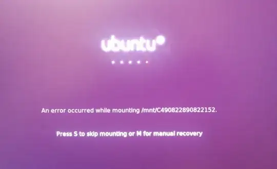 mount error boot