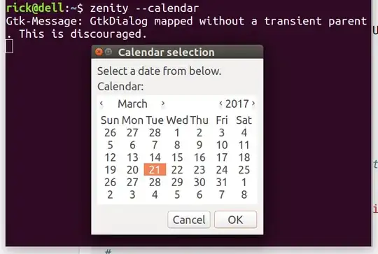 calendar zenity