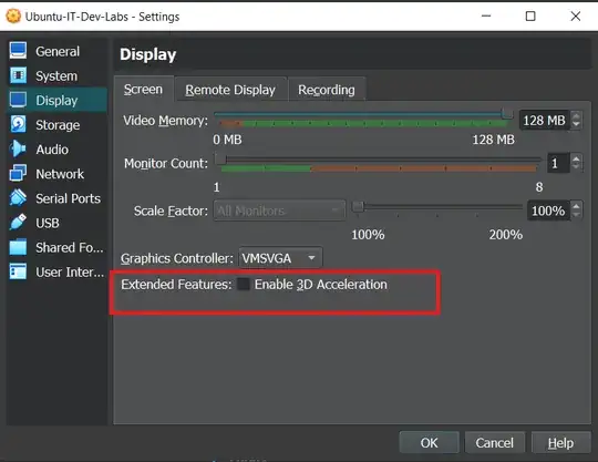 How to disable 3D Acceleration