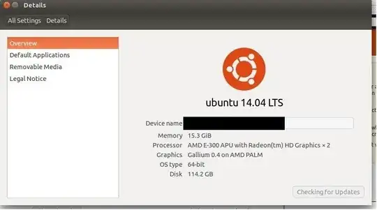 system details screenshot