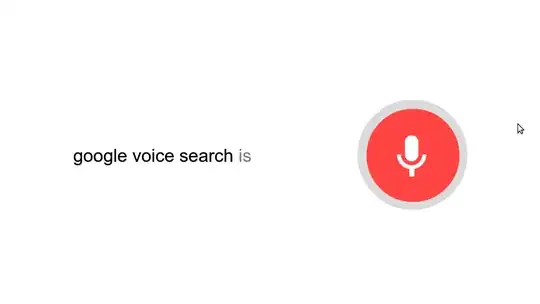 google voice search in action