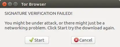 Tor Browser failed download screenshot