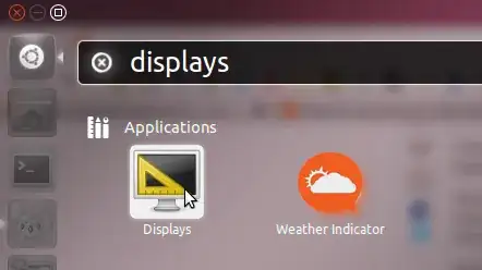 Dash display settings