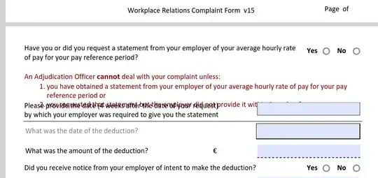 overlapping text, impossible to read