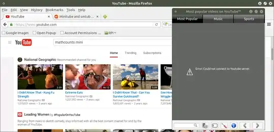 smtube failure with youtube working in the background