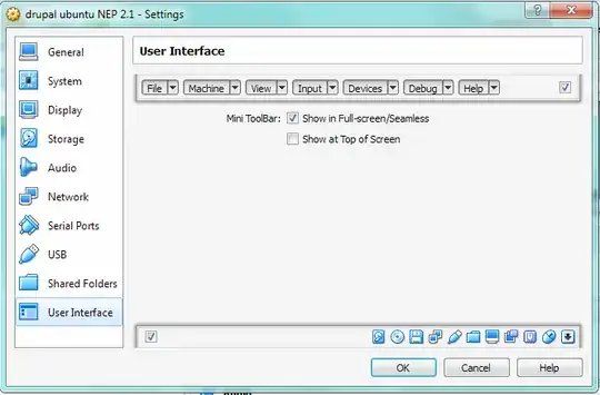 Mini toolbar on the "User Interface" section