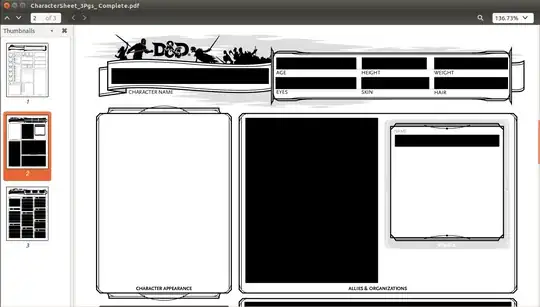 The PDF viewed in Evince Document Viewer. The PDF viewed in Evince Document Viewer.