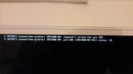 Picture of the error