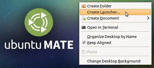 create launcher on MATE DE desktop