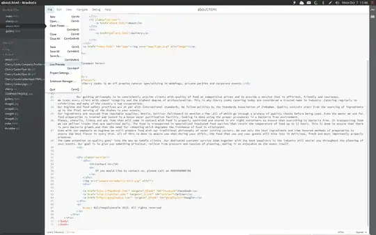 Live preview in Brackets