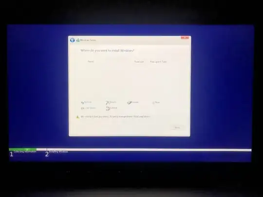 Windows installer photo