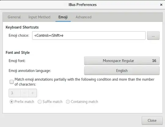 IBus Preferences dialog
