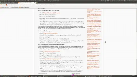 Unity with a Gnome Panel 3 bottom panel