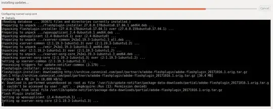 Screenshot of Update Manager