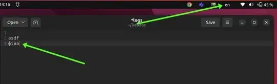 If I tap Alt+Shift keyboard language changed but not on my top panel