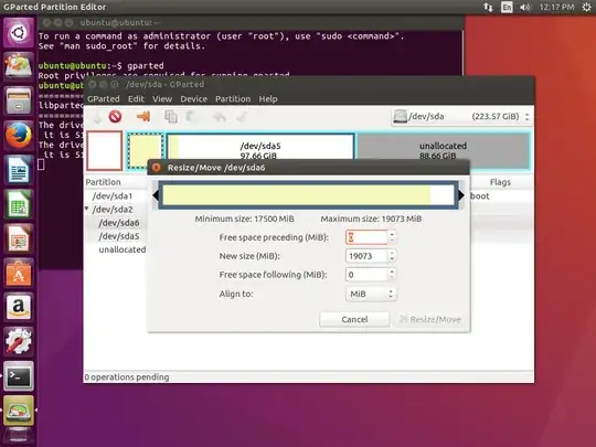 But I cant increase the size of root?