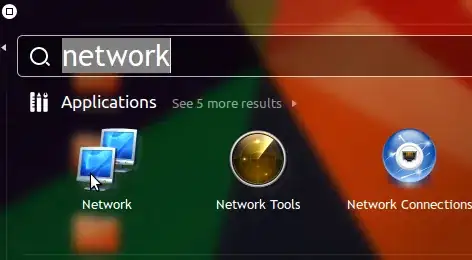 Searching for network in Unity Panel