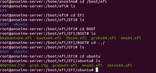 screenshot of terminal