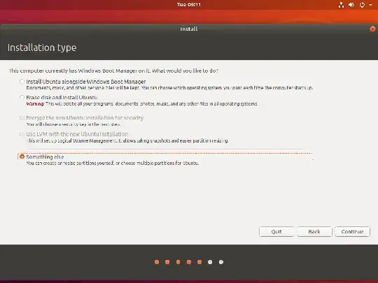 Install Alongside Windows Boot Manager