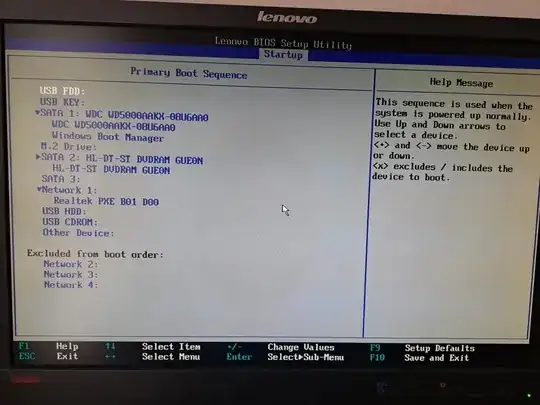 Primary boot sequence