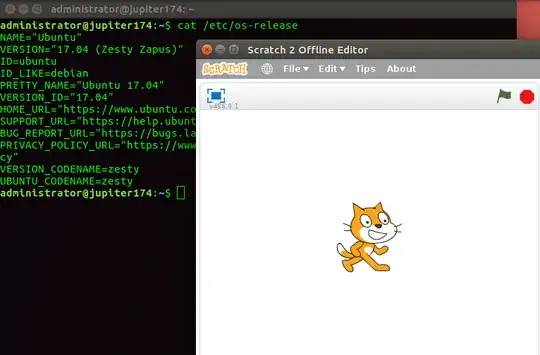 Scratch 2 running on Ubuntu 17.04