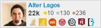 Profile for Alter Lagos on Stack Exchange, a network of free, community-driven Q&A sites