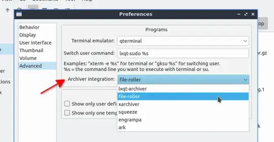 Setting the archiver