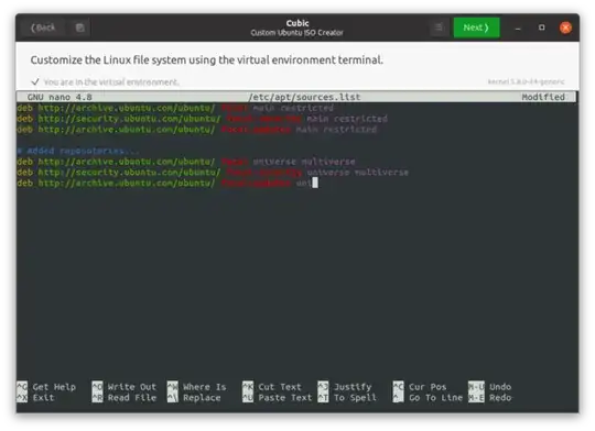 The Cubic Terminal Page with Nano
