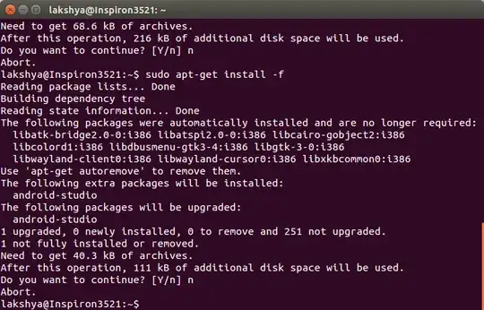 sudo apt-get install -f