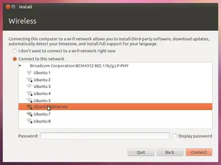 Connect to wireless network