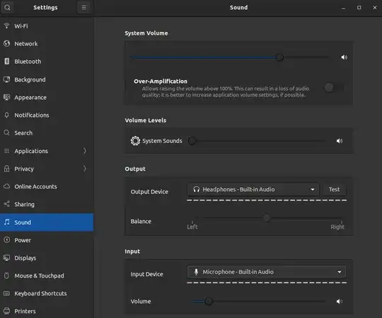 Only built-in mic is detected